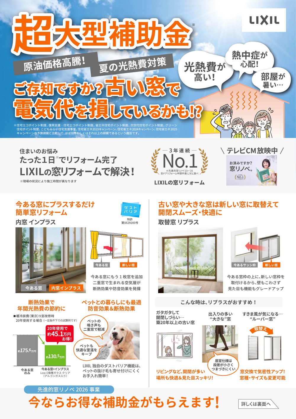 チラシ表面